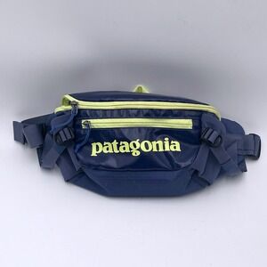 Patagonia Black Hole Waist Pack 5L Navy Blue Yellow Fanny Pack 49281 Hip Bag